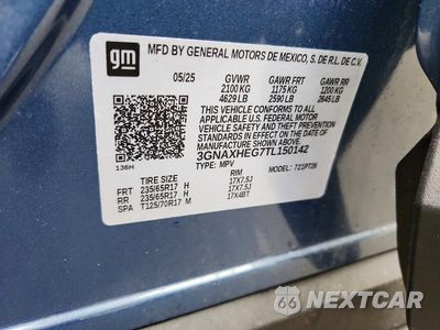Zdjęcie 13 z 13 samochodu: 2026 CHEVROLET EQUINOX LT VIN:3GNAXHEG7TL150142 - miniatura