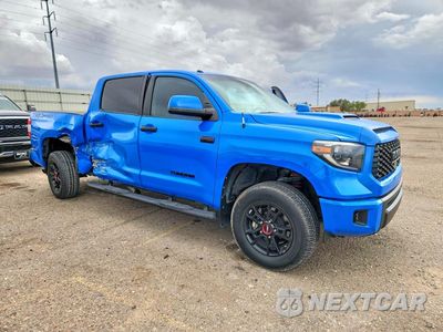 Czwarte zdjęcie samochodu z boku: 2019 TOYOTA TUNDRA TRD PRO VIN:5TFDY5F14KX849937 - miniatura
