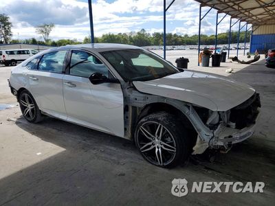 Czwarte zdjęcie samochodu z boku: 2022 HONDA ACCORD TOURING HYBRID VIN:1HGCV3F97NA018228 - miniatura