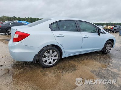 Trzecie zdjęcie samochodu z tyłu: 2012 HONDA CIVIC LX VIN:2HGFB2F57CH509670 - miniatura