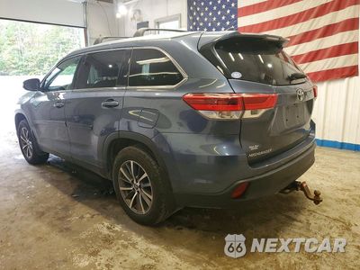 Drugie zdjęcie samochodu z przodu: 2019 TOYOTA HIGHLANDER XLE VIN:5TDJZRFH8KS994750 - miniatura