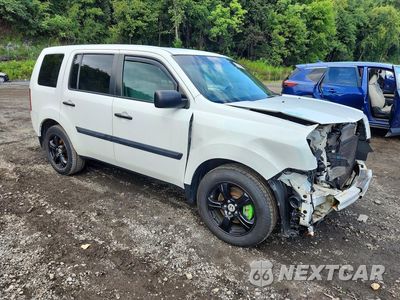 Czwarte zdjęcie samochodu z boku: 2015 HONDA PILOT LX VIN:5FNYF4H26FB005633 - miniatura