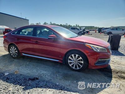 Czwarte zdjęcie samochodu z boku: 2015 HYUNDAI SONATA SPORT VIN:5NPE34AF8FH163370 - miniatura