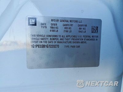 Zdjęcie 12 z 12 samochodu: 2016 CHEVROLET CRUZE LIMITED LT VIN:1G1PE5SB1G7220270 - miniatura