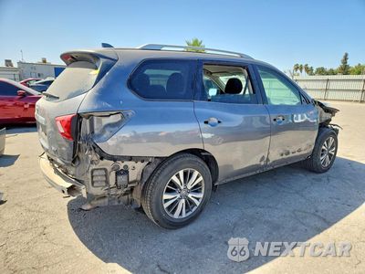 Trzecie zdjęcie samochodu z tyłu: 2019 NISSAN PATHFINDER SV VIN:5N1DR2MN7KC639854 - miniatura