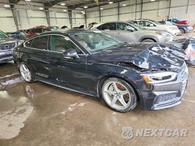 Czwarte zdjęcie samochodu z boku: 2018 AUDI A5 PRESTIGE S-LINE VIN:WAUFNCF55JA093140 - miniatura