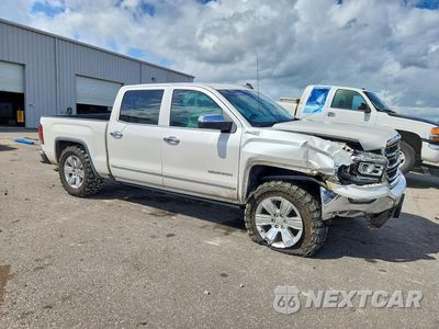 Czwarte zdjęcie samochodu z boku: 2017 GMC SIERRA K1500 SLT VIN:3GTU2NEJ5HG197619 - miniatura