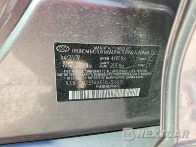 Zdjęcie 12 z 12 samochodu: 2019 HYUNDAI SONATA SPORT VIN:5NPE34AF2KH816513 - miniatura