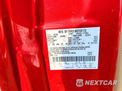 Zdjęcie 12 z 12 samochodu: 2007 FORD F150 SUPERCREW VIN:1FTPW12V87KB13804 - miniatura