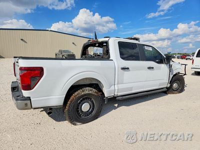 Trzecie zdjęcie samochodu z tyłu: 2024 FORD F150 POLICE RESPONDER VIN:1FTFW1P87RKE27199 - miniatura
