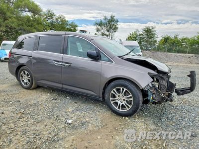 Czwarte zdjęcie samochodu z boku: 2013 HONDA ODYSSEY EXL VIN:5FNRL5H61DB056735 - miniatura