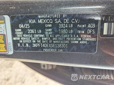 Zdjęcie 12 z 12 samochodu: 2025 KIA K4 LXS VIN:3KPFT4DEXSE138301 - miniatura