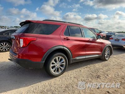 Trzecie zdjęcie samochodu z tyłu: 2022 FORD EXPLORER XLT VIN:1FMSK7DH5NGA35283 - miniatura