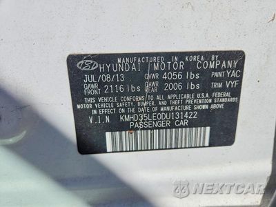 Zdjęcie 13 z 13 samochodu: 2013 HYUNDAI ELANTRA GT BASE VIN:KMHD35LE0DU131422 - miniatura
