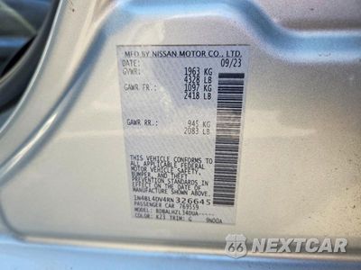 Zdjęcie 13 z 13 samochodu: 2024 NISSAN ALTIMA SV VIN:1N4BL4DV4RN326645 - miniatura