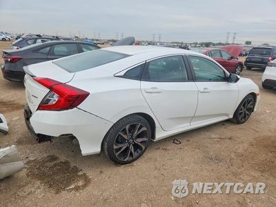 Trzecie zdjęcie samochodu z tyłu: 2020 HONDA CIVIC SPORT VIN:2HGFC2F86LH505696 - miniatura
