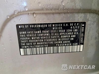 Zdjęcie 12 z 12 samochodu: 2013 VOLKSWAGEN JETTA TDI VIN:3VWPL7AJ7DM606160 - miniatura
