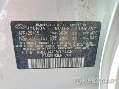 Zdjęcie 13 z 13 samochodu: 2016 HYUNDAI ELANTRA SE VIN:KMHDH4AE8GU544305 - miniatura
