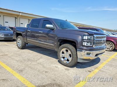 Czwarte zdjęcie samochodu z boku: 2014 CHEVROLET SILVERADO K1500 LTZ VIN:3GCUKSEC0EG463589 - miniatura
