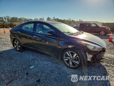 Czwarte zdjęcie samochodu z boku: 2014 HYUNDAI ELANTRA LIMITED VIN:5NPDH4AE6EH535436 - miniatura