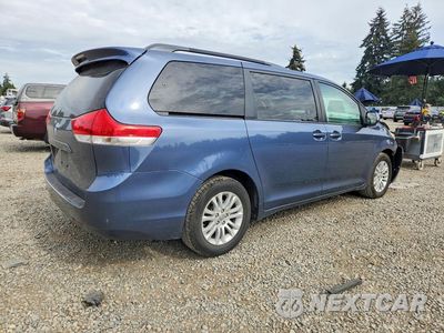 Trzecie zdjęcie samochodu z tyłu: 2014 TOYOTA SIENNA XLE 8-PASSENGER VIN:5TDYK3DC1ES518075 - miniatura