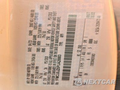 Zdjęcie 14 z 14 samochodu: 2023 FORD ESCAPE PLATINUM VIN:1FMCU0JZ6PUA28883 - miniatura