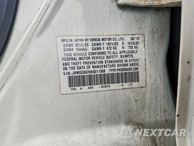 Zdjęcie 12 z 12 samochodu: 2010 HONDA FIT VIN:JHMGE8G28AS011368 - miniatura