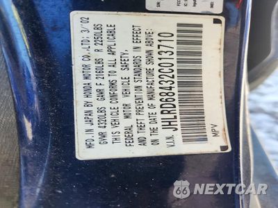 Zdjęcie 13 z 13 samochodu: 2002 HONDA CR-V LX VIN:JHLRD68432C013710 - miniatura