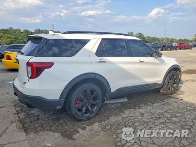 Trzecie zdjęcie samochodu z tyłu: 2021 FORD EXPLORER ST VIN:1FM5K8GC4MGA79082 - miniatura