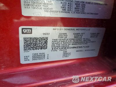 Zdjęcie 12 z 12 samochodu: 2022 CHEVROLET SILVERADO K1500 RST VIN:1GCUDEED8NZ557143 - miniatura