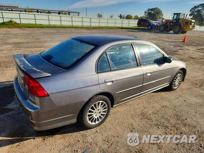 Trzecie zdjęcie samochodu z tyłu: 2005 HONDA CIVIC LX VIN:2HGES16595H561469 - miniatura
