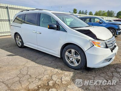Czwarte zdjęcie samochodu z boku: 2011 HONDA ODYSSEY TOURING VIN:5FNRL5H91BB091184 - miniatura