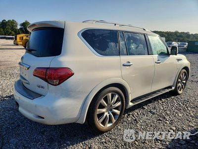 Trzecie zdjęcie samochodu z tyłu: 2014 INFINITI QX80 BASE VIN:JN8AZ2ND3E9751134 - miniatura