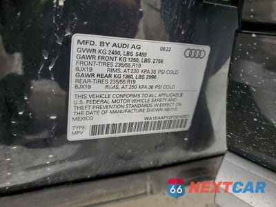 Zdjęcie 14 z 14 samochodu: 2023 AUDI Q5 PREMIUM PLUS 45 VIN:WA1EAAFY2P2016327 - miniatura