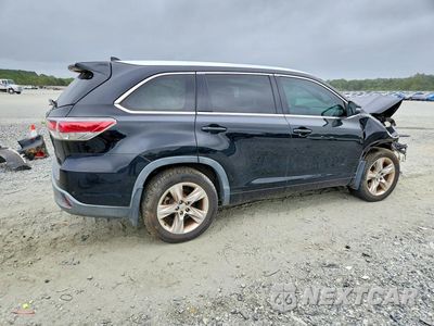 Trzecie zdjęcie samochodu z tyłu: 2014 TOYOTA HIGHLANDER LIMITED VIN:5TDDKRFH0ES023554 - miniatura