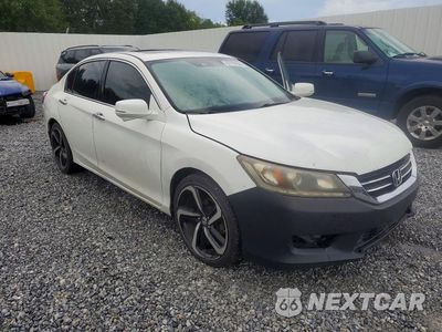 Czwarte zdjęcie samochodu z boku: 2014 HONDA ACCORD EXL VIN:1HGCR3F80EA015473 - miniatura