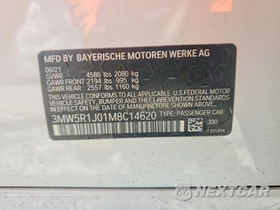 Zdjęcie 13 z 13 samochodu: 2021 BMW 330I VIN:3MW5R1J03M8C13713 - miniatura