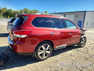 Trzecie zdjęcie samochodu z tyłu: 2016 NISSAN PATHFINDER PLATINUM VIN:5N1AR2MM5GC653818 - miniatura