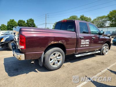 Trzecie zdjęcie samochodu z tyłu: 2005 DODGE RAM 1500 ST VIN:1D7HU18D95S268440 - miniatura