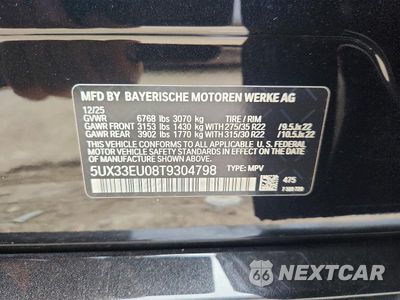 Zdjęcie 13 z 13 samochodu: 2026 BMW X5 M60I VIN:5UX33EU08T9304798 - miniatura