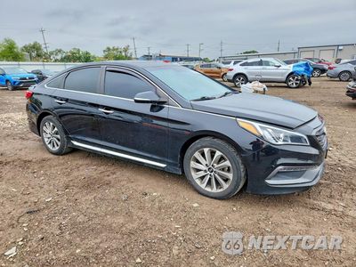 Czwarte zdjęcie samochodu z boku: 2017 HYUNDAI SONATA SPORT VIN:5NPE34AF2HH536647 - miniatura