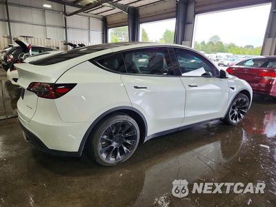 Trzecie zdjęcie samochodu z tyłu: 2022 TESLA MODEL Y VIN:7SAYGDEE1NF312852 - miniatura