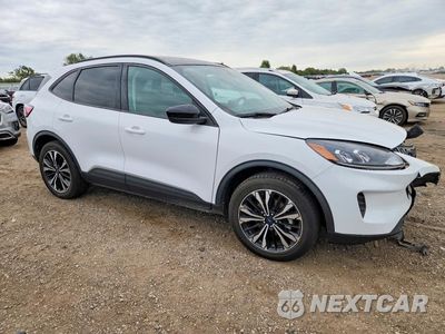 Czwarte zdjęcie samochodu z boku: 2022 FORD ESCAPE SE VIN:1FMCU9BZ8NUA91502 - miniatura