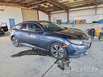 Czwarte zdjęcie samochodu z boku: 2017 HONDA CIVIC EXL VIN:2HGFC1F73HH640000 - miniatura