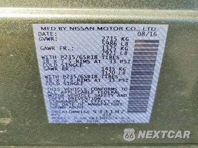 Zdjęcie 13 z 13 samochodu: 2016 INFINITI QX60 BASE VIN:5N1AL0MN1GC533187 - miniatura