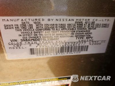 Zdjęcie 12 z 12 samochodu: 2025 NISSAN KICKS SR VIN:3N8AP6DD7SL336402 - miniatura