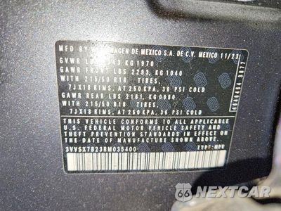 Zdjęcie 13 z 13 samochodu: 2024 VOLKSWAGEN TAOS SE VIN:3VVSX7B23RM035400 - miniatura