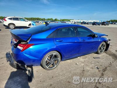 Trzecie zdjęcie samochodu z tyłu: 2023 HYUNDAI ELANTRA N LINE VIN:KMHLR4AF5PU418243 - miniatura