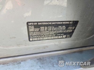 Zdjęcie 13 z 13 samochodu: 2018 BMW X5 SDRIVE35I VIN:5UXKR2C54J0Z18173 - miniatura