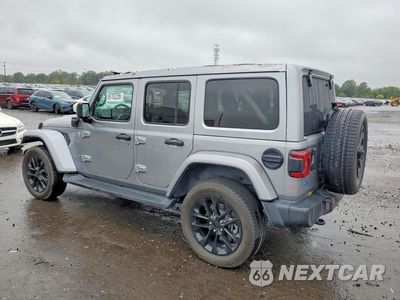 Drugie zdjęcie samochodu z przodu: 2021 JEEP WRANGLER UNLIMITED SAHARA 4XE VIN:1C4JJXP68MW760121 - miniatura
